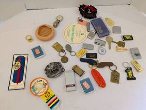 lot 1343 image: Hotel Motel Keychains Key Tags Collection Lot Mixed Vintage
