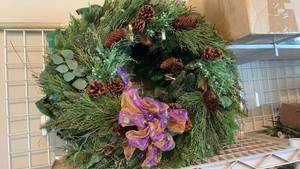 lot 1502 image: Christmas wreaths