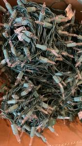 lot 1516 image: 9 sets of white lights