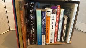 lot 1605 image: Books Including A Golfers Life, The Beauty Bible, Your Bodys Many Cries for Water