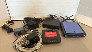 lot 1626 image: Linksys Wireless Networking Equipment Bundle SpeedStream DSL Modem Router
