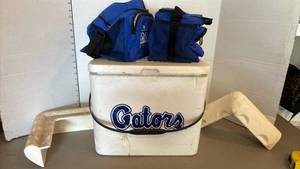 lot 1631 image: Gators Cooler with Blue Insulated Bags