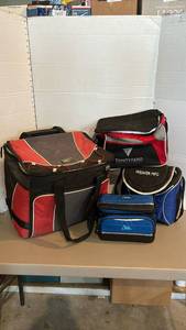 lot 1647 image: Lot of 4 Cooler Bags Trinity Aero Weaver MFG Arctic Zone