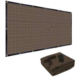 lot 173 image: FAIR WIND 90% Sun Shade Cloth with Improved Grommets 5�� X 10�� Outdoor Sun Screen Fabric Cover for Patio Garden Pergola Canopy - Mocha - Retail $23
