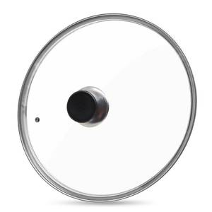 lot 179 image: 12 Inch Pan Lid, Tempered Glass Lid, Cast Iron Skillet, Pot,Replacement Pan Cover, Clear Frying Pan Lid Fits Pots, Pans and Skillets, Dishwasher Safe - Retail $16
