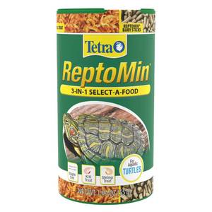 lot 202 image: Tetra ReptoMin 3-in-1 Select-A-Food, 1.94 Ounces (55 Grams), Food and Treats Formulated for Aquatic Turtles - Retail $10