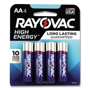 lot 210 image: RAY8154J - Ray-o-vac High Energy Premium Alkaline Battery - Retail $10