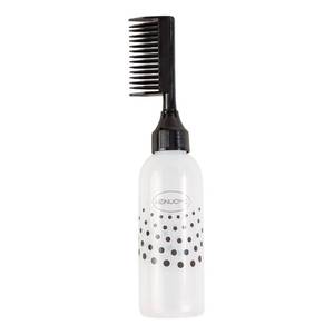 lot 222 image: MEELYHOME Professional Hair Dye Comb Empty Bottle with Applicator Comb Dispenser Salon Hair Dye Tool Styling Tool, Black - Retail $5