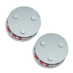 lot 227 image: meioro Magnetic Smoke Detector Installation Tool,Quick and Easy Fastening Ceiling Mounted Kit for Smoke Alarm � 70mm,No Need Drill 10 Seconds Install Smoke Sensors(2 pcs) - Retail $15