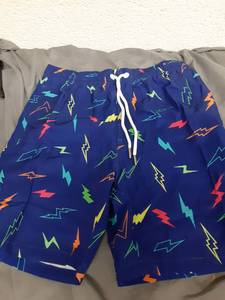 lot 270 image: LUCOWEE Mens Swimming Trunks with Compression Liner no Chafe Boxer Brief Lined Swim Trunks Quick Dry UPF 50 Stretchy 5 inch Inseam Bathing Suit Shorts Flash Small