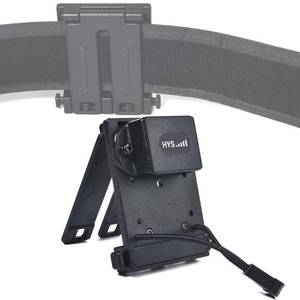 lot 358 image: HYS Tactical MOLLE Walkie Talkie Holder with Belt Clip Mount Base for Vest - Retail $15