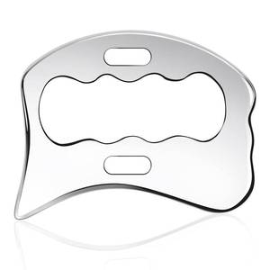 lot 371 image: Rylpoint Guasha Massage Tool, Grade Stainless Steel Scraping Tool for Soft Tissue Upgrade Physical Therapy Stuff,Used for Back, Legs, Arms,Neck,Shoulder, Gua sha Tool - Retail $13