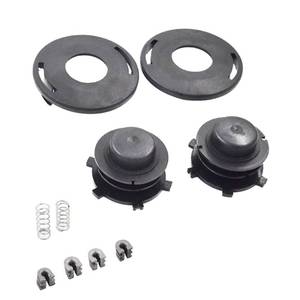 lot 396 image: ALL-CARB 2 Pack Trimmer Head Spool Cover Cap Kit Replacement for Stihl 25-2 FS80 FS85 FS45 FS55 FS100 FS120 FS130 FS90 FS110 FS56 FS60 - Retail $16
