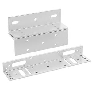 lot 427 image: Z and L Bracket for 280KG 600LBS Holding Force Electromagnet Lock Single Door Access Control Electric Magnetic Door Lock - Retail $20