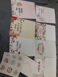 lot 474 image: HADDIY Happy Mothers day Cards Bulk,7 Set Floral Mothers Day Greeting Card Note Cards with Envelopes and Stickers for Mom-7 Assorted Designs - Retail $8