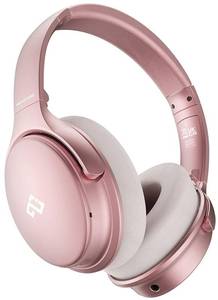 lot 475 image: INFURTURE Pink Headphones Over Ear Headphones Active Noise Cancelling Bluetooth Headphones, Deep Bass Headset, Low Latency, 90H Playtime, Foldable Headphone for Sport Running Cool Gadgets Gift-H1 - Retail $28