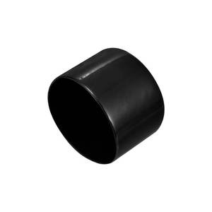 lot 483 image: uxcell 2pcs Rubber End Caps 59mm(2 516) ID Vinyl Round Tube Bolt Cap Cover Screw Thread Protectors Black, 40mm Height - Retail $10