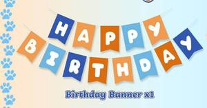 lot 519 image: Birthday Banner  - Retail $13