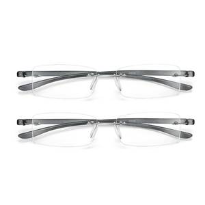lot 597 image: 2 Pack Blue Light Blocking Reading Glasses Computer Gaming Black Red Mens Womens (black, 1.25, diopters) - Retail $17