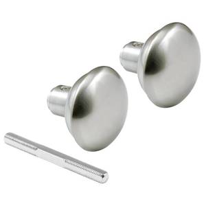 lot 676 image: Prime-Line E 2498 Solid Brass Vintage Door Knob Spindle Set - Retail $9