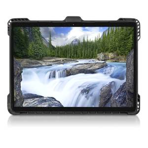 lot 17379 image: Dell DELL-RG1322C Commercial Grade Case for Latitude 7320 Detachable, Stylus Holder, Kickstand, Removable Shoulder Strap, Rugged Protection, Shock-Absorbing TPU Bumper, Black - Retail $66