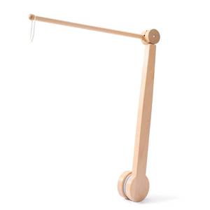 lot 17397 image: Baby Crib Mobile Arm,HBM 19-37 inches Wooden Mobile Arm for Crib Mobile Hanger for Crib Baby Girl Nursery Decor - Retail $28