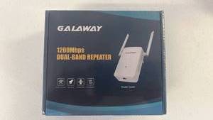 lot 17408 image: Galaway 1200mbps Dual-Band Repeater Model S-1200 - Retail $15