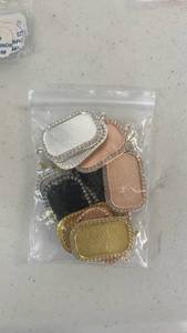 lot 17415 image: Rhinestone Pendant Charms 6 Pack Mixed Colors - Retail $15