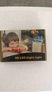 lot 17419 image: 3D LED Night Light - Retail $15