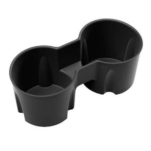 lot 17423 image: Tesla Model Y Model 3 Cup Holder Insert Center Console, Upgraded 2023 2022 2021 Tesla Accessories (Black) - Retail $15