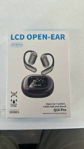 lot 17464 image: LCD Open-Ear YYK-Q16 Pro True-Wireless Earbuds IPX6 8H80H - Retail $29