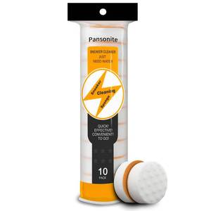 lot 17470 image: Pansonite Instant Sole and Sneaker Cleaner, Premium Dual-Sided Sponge Shoe Cleaner Perfect for Shoe Soles Cleaning (10 Pack) (5 packs for one price) - Retail $10