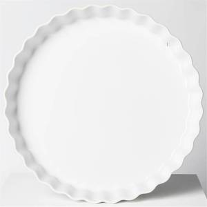 lot 1978 image: ONTUBE Ceramic Pie Pans, White, 11 Inches - Retail $17