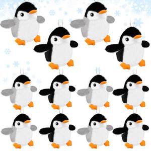 lot 19263 image: Kasyat 12 Pcs Mini Plush Penguin Stuffed Animals Penguin Keychains Bulk for Mothers Day, Cute Small Baby Toys Doll Keyholder Bag Pendant Birthday Party Favor for Boys Girls Gifts(Classic Style) - Retail $22