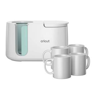 lot 60697 image: Cricut Mug Press  4 Blank Mugs (12oz each) - Retail $165