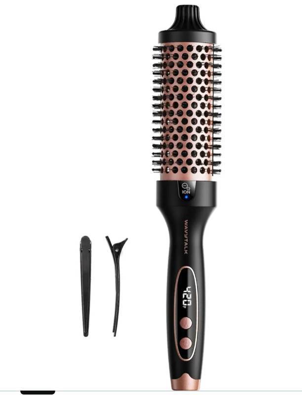lot 19513 image: Wavytalk Thermal Round Brush Hair Styling Tool 1.5 Inch - Retail $25
