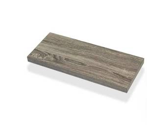 lot 21144 image: 24 in. W x 10 in. D  Decorative Floating Wall Shelf, Ash Oak - Retail $0