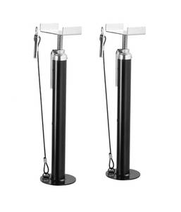 lot 21170 image: VEVOR RV Slide Out Support Jacks, 5000 lbs Capacity Each Slide Out Stabilizer, Adjusts from 20-48 Camper Slide Out Support Jacks, Heavy-duty Slideout Stabilizers for RV, Camper and Travel Trailer - Retail $50