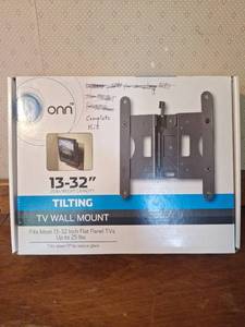 lot 14 image: ONN Tilting TV Wall Mount 13-32 Inch 25 lbs Weight Capacity