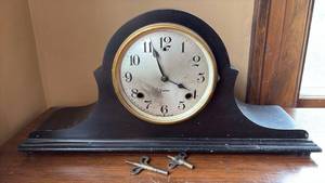 lot 73 image: Andover Sessions Clock Eight Day Half-Hour Strike Mantel Clock