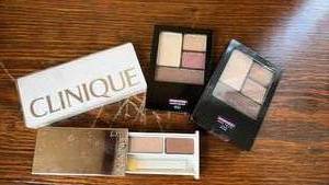 lot 129 image: NIP Clinique and Maybelline Eyeshadow Palettes