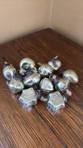lot 159 image: 11 Mini Mercury Glass Ornaments