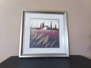 lot 1015 image: Landscape Print Framed and Professionally Matted