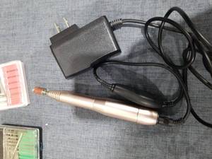 lot 2416 image: Sheen Nail Drill with Accessories Kit and Power Supply