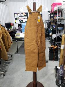 lot 2434 image: Carhartt mens Bib Overalls, Duck Carhartt Brown, 6 US (B004YAU7JQ)