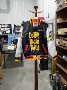 lot 2437 image: Headgear Classics Do The Right Thing 1989 Spike Lee Joint Varsity Jacket Size Small