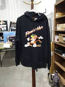 lot 2445 image: Cheetos Flamin Hot Hoodie Pullover Sweatshirt XL