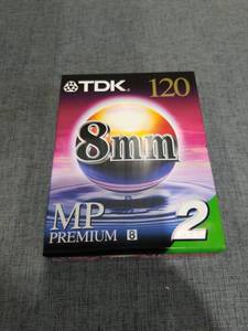 lot 2450 image: TDK P6-120MP 8mm MP Premium Camcorder Video Tape - 2 Pack