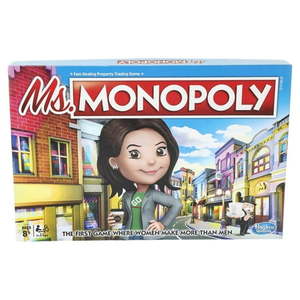 lot 2490 image: Ms. Monopoly Board Game for Families and Kids Ages 8 and Up