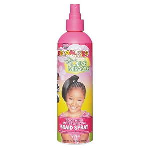 lot 2532 image: African Pride Dream Kids Olive Miracle Soothing Moisturizing Braid Spray 12 oz